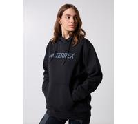 adidas Femme Terrex Multi Large Logo Hoodie, Black, XS
