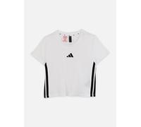Vêtements adidas sportswear JG 3S BABY TEE pour Enfant 7A - 8A Blanc