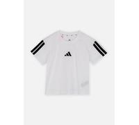 Vêtements adidas sportswear JG 3S TEE 160 pour Accessoires 13 - 14A Blanc