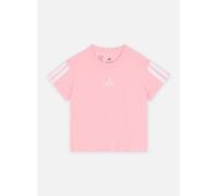Vêtements adidas sportswear JG 3S TEE 160 pour Enfant 14A - 15A Rose