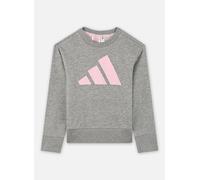 adidas Fille Essentials Sweatshirt, Medium Grey Heather/Clear Pink, 11-12 Years