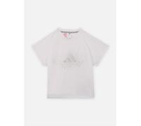 Vêtements adidas sportswear JG GL TEE pour Enfant 7A - 8A Blanc