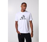 Vêtements adidas sportswear M CAMO LOGO T pour Homme M Blanc