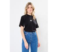 T-shirt adidas Essentials Cotton 3-Stripes manches courtes noir blanc femme - M