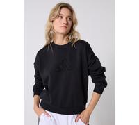 Vêtements adidas sportswear W CO PEARL SWT pour M Noir