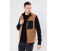 Vêtements Aigle Polaire en sherpa réversible - Compatible système T-KIT pour Homme L Marron