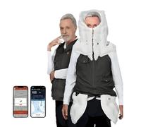 Vêtements Anti-Chute intelligents pour Gilet airbag pour Personnes âgées, Gilet de Protection pour Le avec Alarme/positionnement de Surveillance à Distance pour l’Aide, Gilet airbag Moto