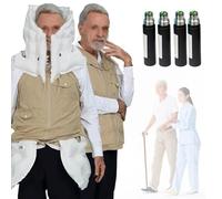 Vêtements Anti-Chute intelligents pour Les Personnes âgées Gilet airbag Anti-Chute Gilet airbag Portable/pour Les Personnes épileptiques ou aveugles, APP avec Fonction d’Alarme de surveill