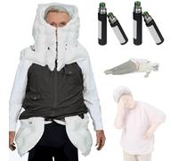 Vêtements Anti-Chute intelligents pour Les Personnes âgées Gilet airbag APP Gilet de Protection Toutes Saisons avec Surveillance à Distance, Alarme/positionnement/Enregistrement Sportif, air
