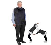 Vêtements Anti-Chute intelligents pour Les Personnes âgées Gilet airbag Intelligent, Gilet de Protection avec Alarme de Surveillance à Distance/positionnement pour Les Fonctions d’enregistre