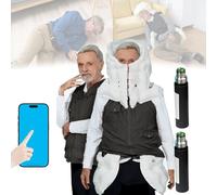 Vêtements Anti-Chute intelligents pour Personnes âgées Gilet airbag Intelligent épileptique ou Aveugle, Protection Tout Compris à 270°, vêtements Gilet airbag APP