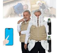 Vêtements Anti-Chute intelligents pour Personnes âgées Gilet airbag Intelligent épileptique ou Aveugle, Protection Tout Compris à 270°, vêtements Gilet airbag APP