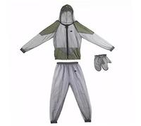 Vêtements anti-moustiques 1 ensemble de moustiques ensembles de vêtements anti-moustiques translucides avec fermeture éclair - veste Hood & Pantal