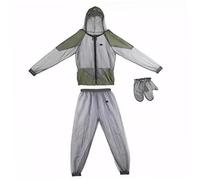 Vêtements anti-moustiques 1 ensemble de moustiques ensembles de vêtements anti-moustiques translucides avec fermeture éclair - veste Hood & Pantal