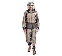 Vêtements anti-moustiques 4pcs / ensemble Translucide Mosquito Mosquito Mosquable Suit pliable Protection de moustique pour le camping Randonnée de pêche à cyclisme S/M