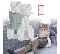 VêTements Antichute Intelligents Avec Alarme De Surveillance à Distance, Combinaison De Protection LéGèRe Et Intelligente Avec Airbag, Ouverture Automatique En 0,08S Pour Personnes âGéEs,Green(Ms)-3XL