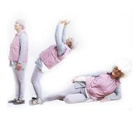 Vêtements antichute intelligents pour personnes âgées : gilet airbag réutilisable avec application pour consulter les données d'activité physique en extérieur, protection complète contre les