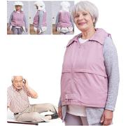 VêTements Antichute Intelligents pour Personnes âGéEs, Protection IntéGrale à 270°, L'Airbag Se DéClenche en 0,08s pour ProtéGer Les Personnes âGéEs des Chutes,Womenpink-3XL