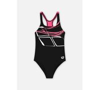 Vêtements Arena GIRL'S SWIMSUIT SWIM PRO LOGO pour Enfant 6 - 7A Noir