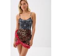 Vêtements Arizona Love Leopard Red Bandana Sharong pour Femme T.U Marron