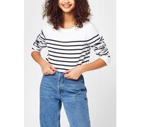 Armor Lux Marinière - Coton léger Blanc/Rich Navy M