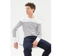 Armor Lux, Marinière "Port-Louis" Héritage ,Top à manches longues Homme, Blanc (400 Blanc/Navire 400) , XX-Large (Taille fabricant: 2XL)