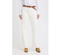 Vêtements B-Young Bykimu Emb Jeans pour Femme 26 Blanc