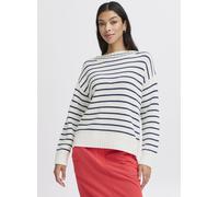 Vêtements B-Young BYNAGLA STRIPED JUMPER pour Femme M Blanc