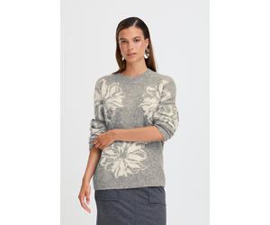 Vêtements B-Young BYOMEA FLOWER JUMPER 2- pour Femme XS Gris