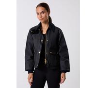 Vêtements Barbour Cropped Beadnell Wax Jacket pour Accessoires L Bleu