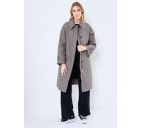 Vêtements Barbour NADINE CHECKED SHOWERPROOF CAR COAT pour Femme 42 Marron