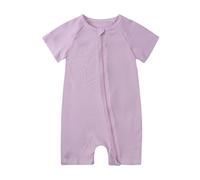 Vêtements Bébé 0-24 Mois Grenouillères Coton Doux Combinaisons avec Entrejambe Confortable Barboteuses Pieds Ouverture Pratique Mixte Garçon et Fille sans en Organique Idées Cadeaux Naissance