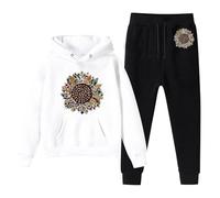 Vêtements Bébé Garçon Ensemble Automne Chemise Fille Manche Longue Et Pantalons pour Printemps 2 Pièces A La Mode Survêtement Enfant 3 Pièce Tenue De Hiver (Blanc,7-8 Ans)