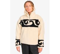 Billabong - Polaire décontractée - Dont You Half Zip Pullover Fleece W White Cap pour Femme - Taille M - Beige Beige M