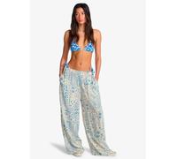Vêtements Billabong Follow Me Prntd Elst Pnt pour Femme L Blanc