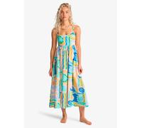 Billabong - Robe légère - Island Life Midi Dress Blue Multi pour Femme en Coton - Taille XS - Bleu Bleu XS