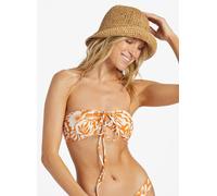 Haut de bikini Billabong On Island Time orange blanc femme - S