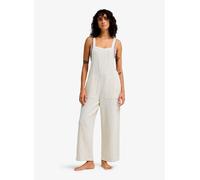 Billabong - Combinaison confortable et légère - Pacific Time Jumpsuit White Cap pour Femme en Coton - Taille M - Blanc Blanc M