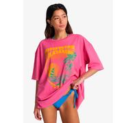 Billabong - T-shirt en jersey de coton - Sunrise To Sunset SS Tee Guava pour Femme en Coton - Taille S - Rose Rose S