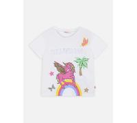 Vêtements Billieblush Tee-Shirt Manches Courtes U15B02 pour Accessoires 5A Blanc