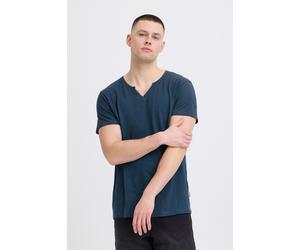 Vêtements Blend Bhaston Split Neck Tee pour Homme S Bleu