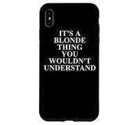 Vêtements blonds - Design drôle de Blondes Mignonnes Coque pour iPhone XS Max