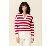 Vêtements Bonobo POLORAYUF pour Femme L Blanc