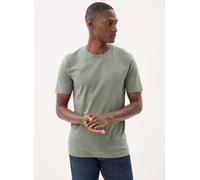 Hugo Boss T-shirt en jersey de coton Tales 50508584 avec patch logoté Gris M