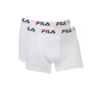 Vetements: Boxer Fila Pack 2 Blanc-Taille-M Argenté