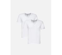 Vêtements Calvin Klein 2P S/S V Neck pour Accessoires M Blanc