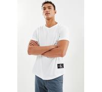 T-shirt Calvin Klein Jeans Badge Turn Up manche courte blanc - S