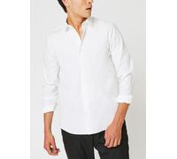 Vêtements Calvin Klein Jeans Ck Chest Logo Slim Stretch Shirt pour Homme XXL Blanc