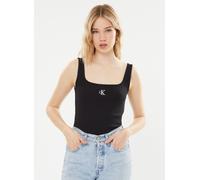 Vêtements Calvin Klein Jeans Ck Rib Tank Top pour Accessoires L Noir
