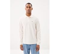 Calvin Klein Ls Casual Pique Polo White Greige Taille: M | Polos Outlet | Homme | Blanche